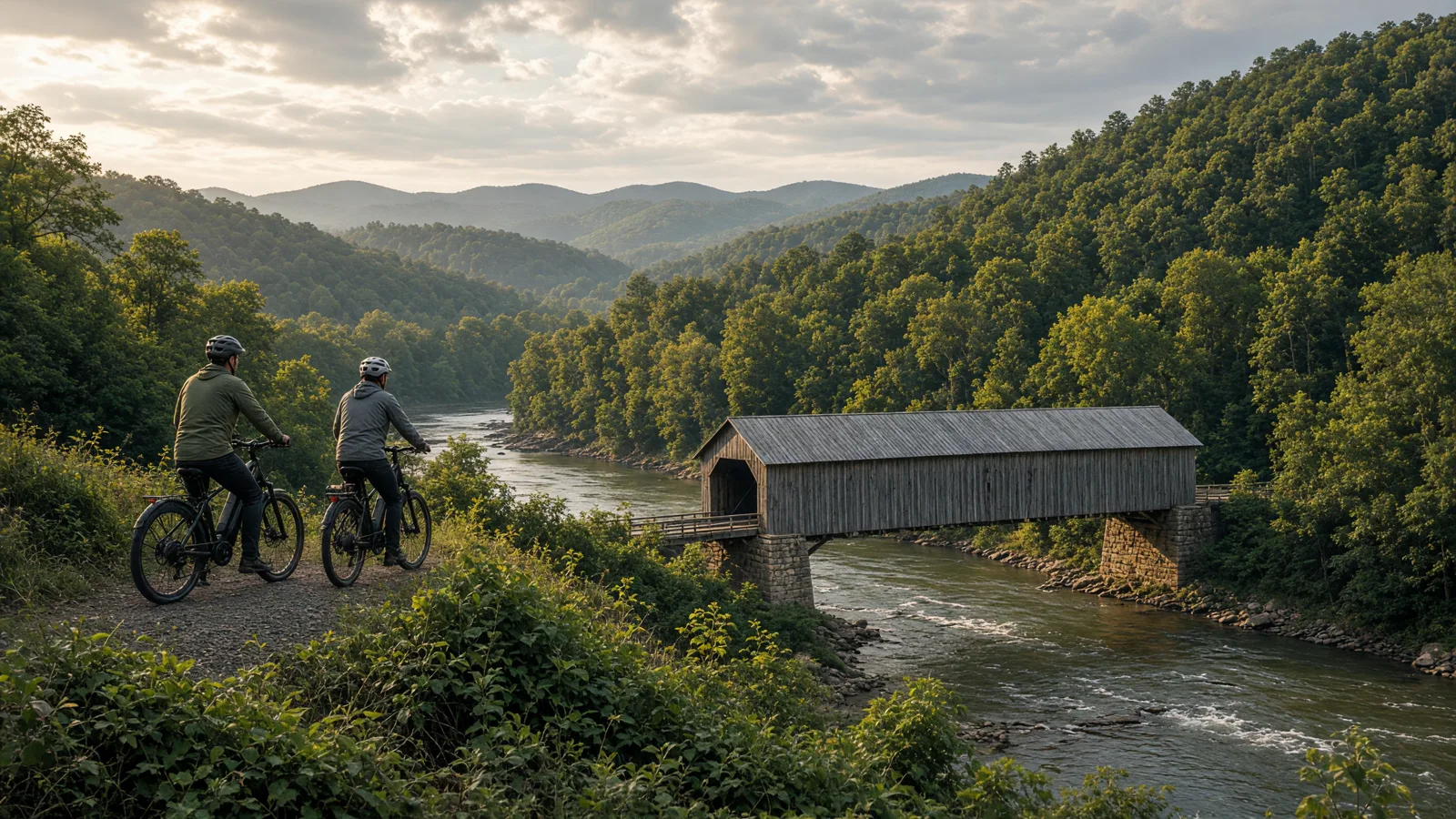 Landscape scene in Beaver County, Pennsylvania