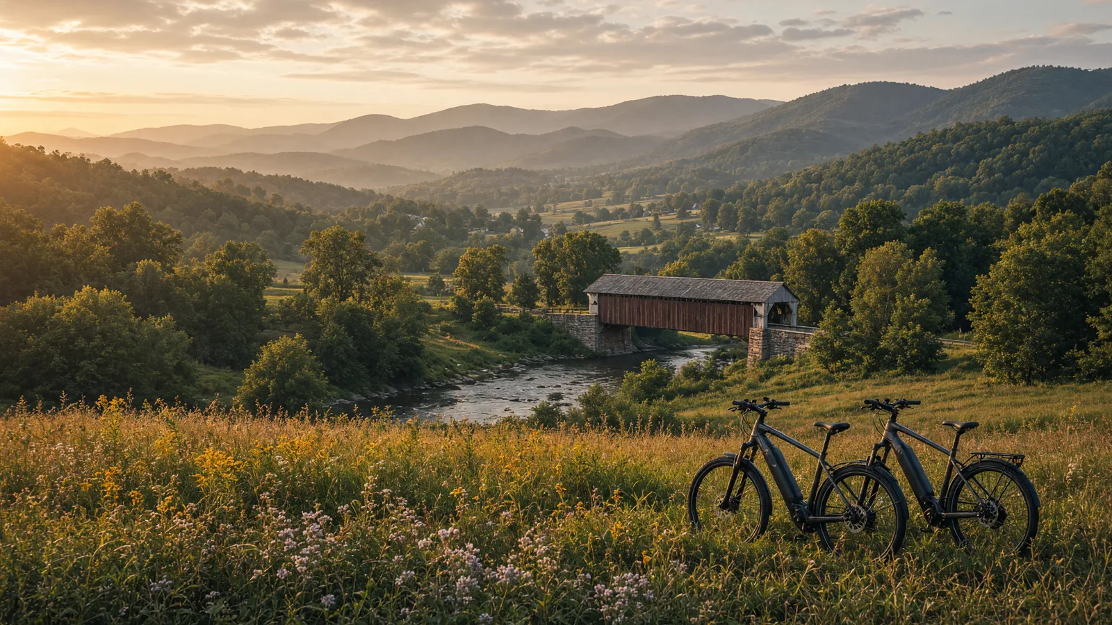 Landscape scene in Bedford County, Pennsylvania