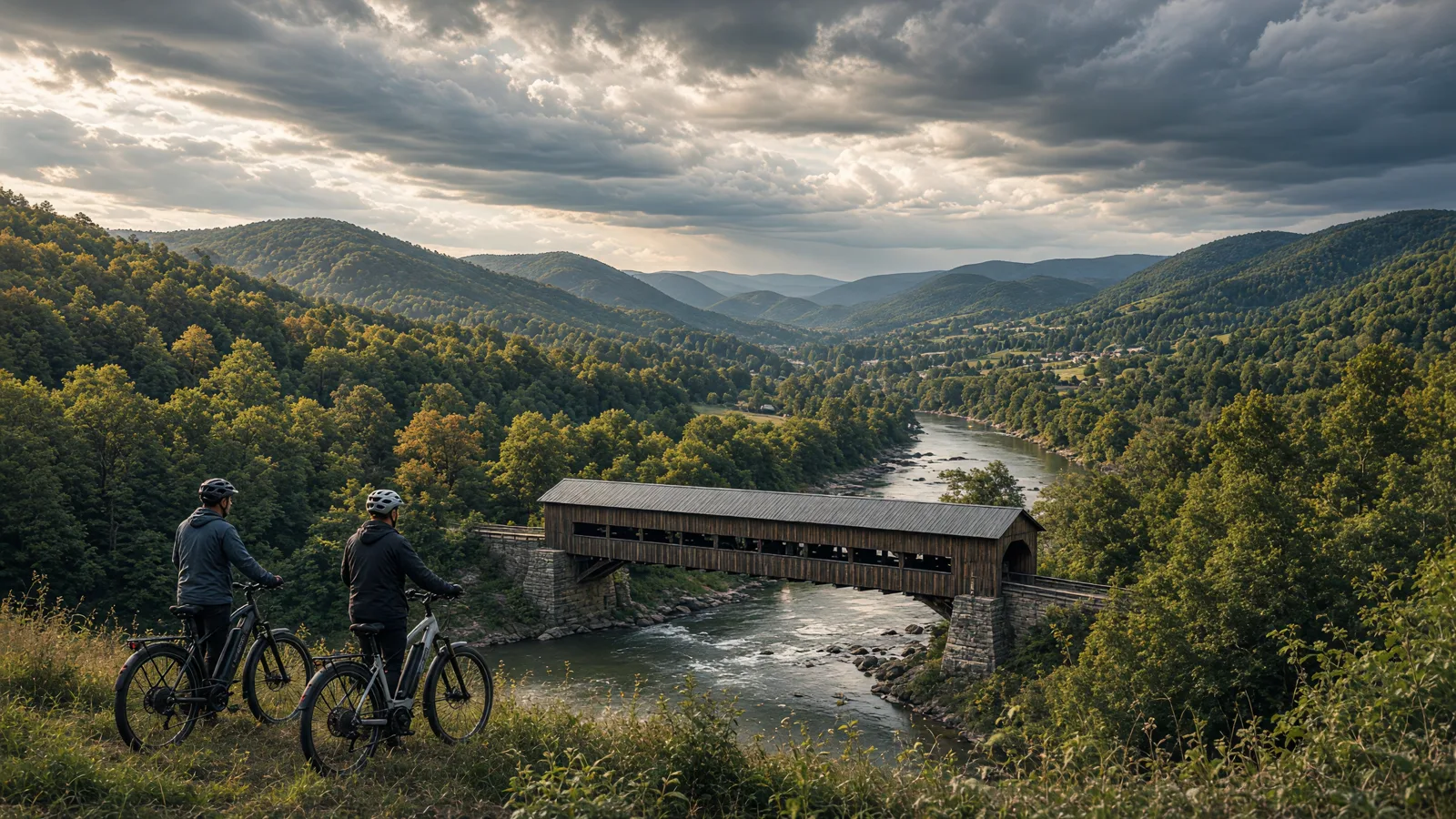 Landscape scene in Cambria County, Pennsylvania