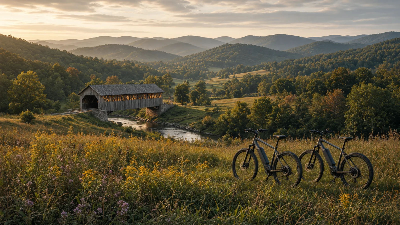 Landscape scene in Centre County, Pennsylvania