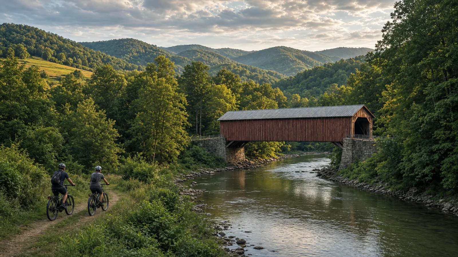 Landscape scene in Crawford County, Pennsylvania