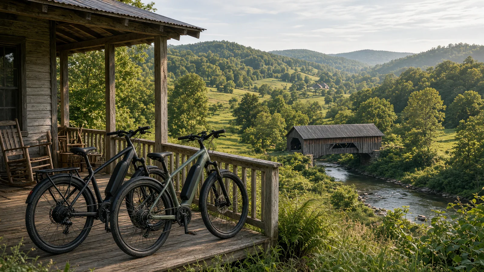 Landscape scene in Lawrence County, Pennsylvania
