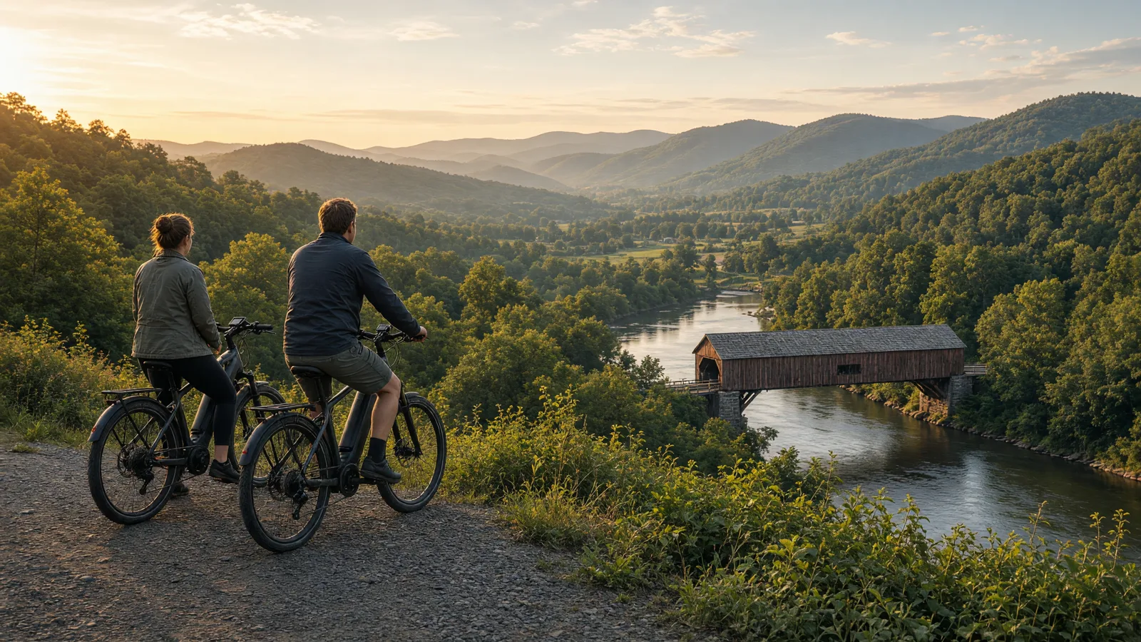 Landscape scene in Lehigh County, Pennsylvania