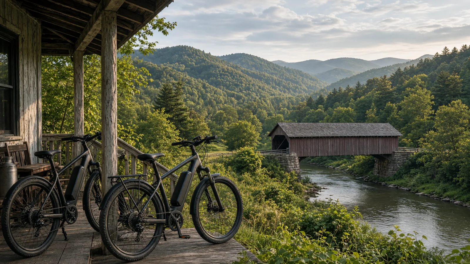 Landscape scene in Luzerne County, Pennsylvania