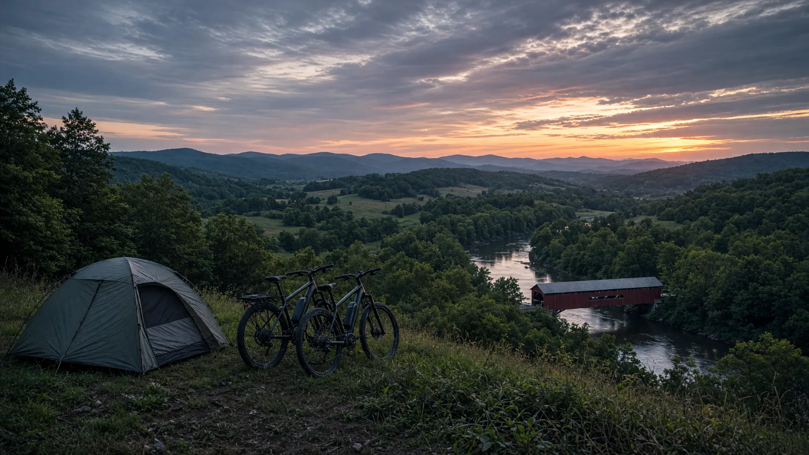 Landscape scene in Mercer County, Pennsylvania