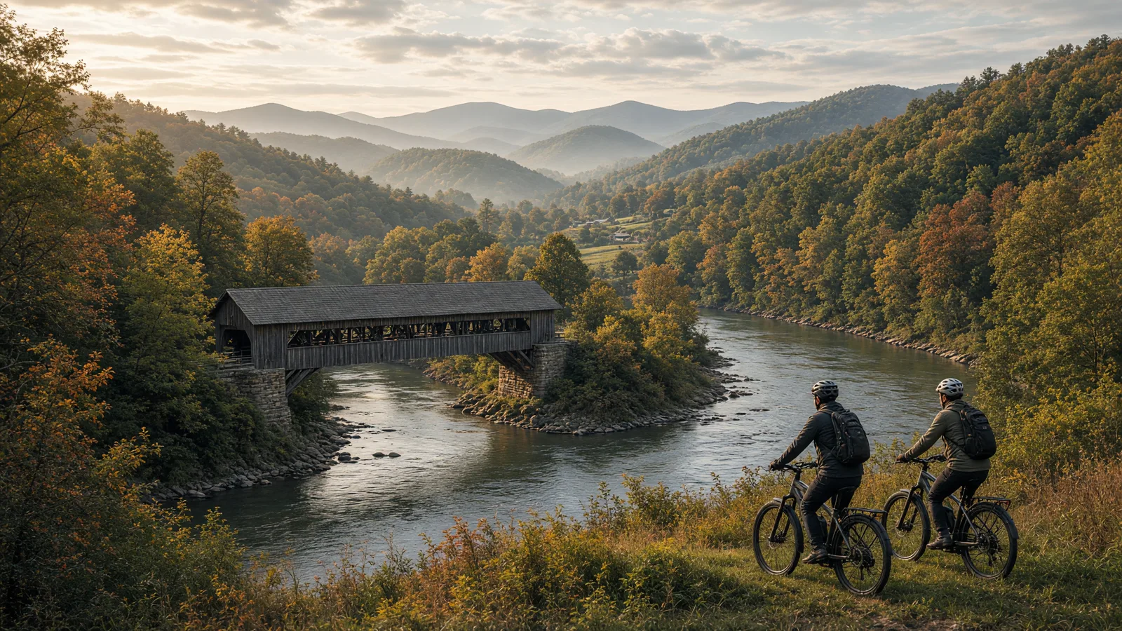 Landscape scene in Mifflin County, Pennsylvania