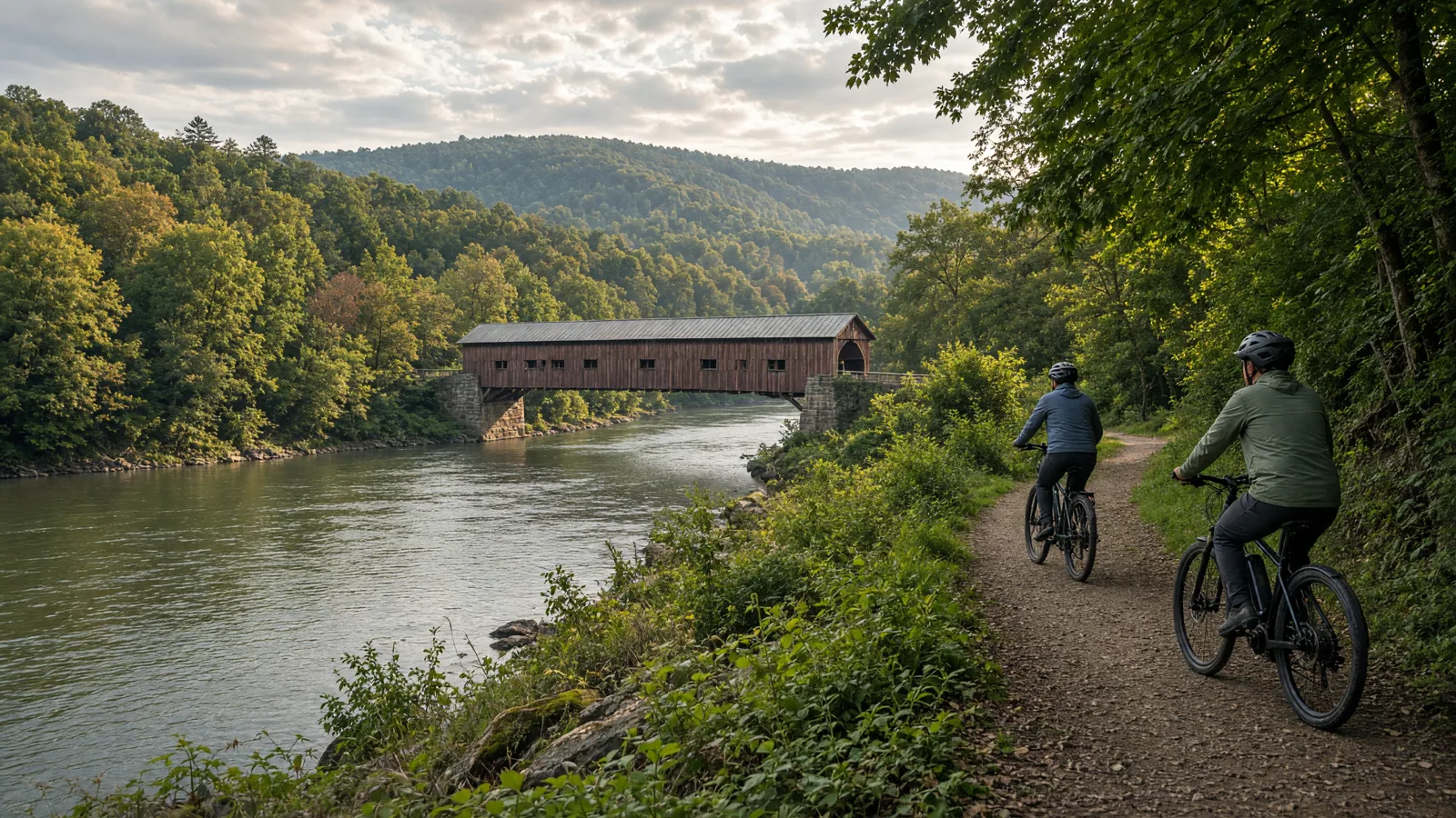 Landscape scene in Northampton County, Pennsylvania