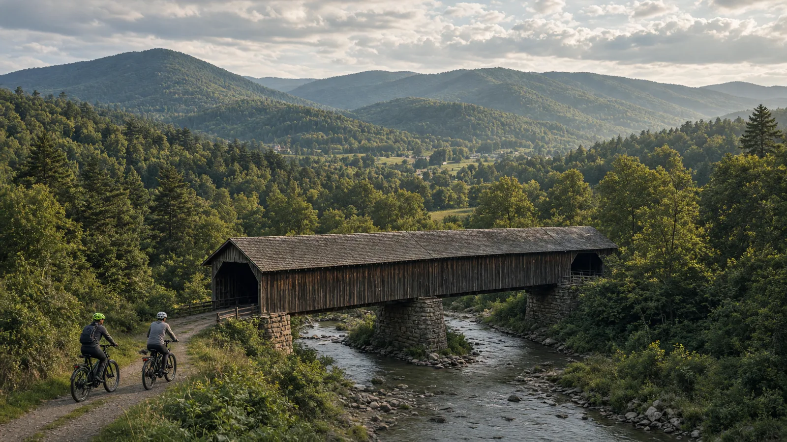 Landscape scene in Northumberland County, Pennsylvania