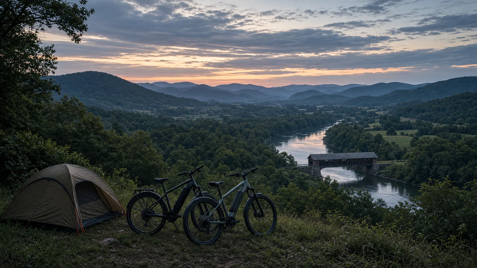 Landscape scene in Snyder County, Pennsylvania