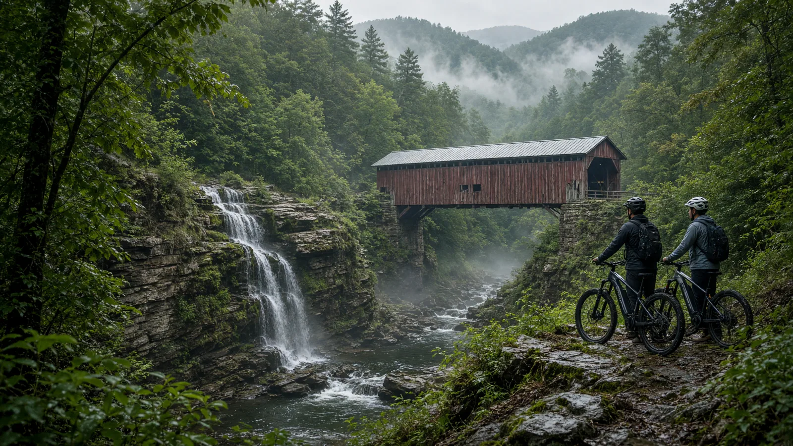 Landscape scene in Somerset County, Pennsylvania