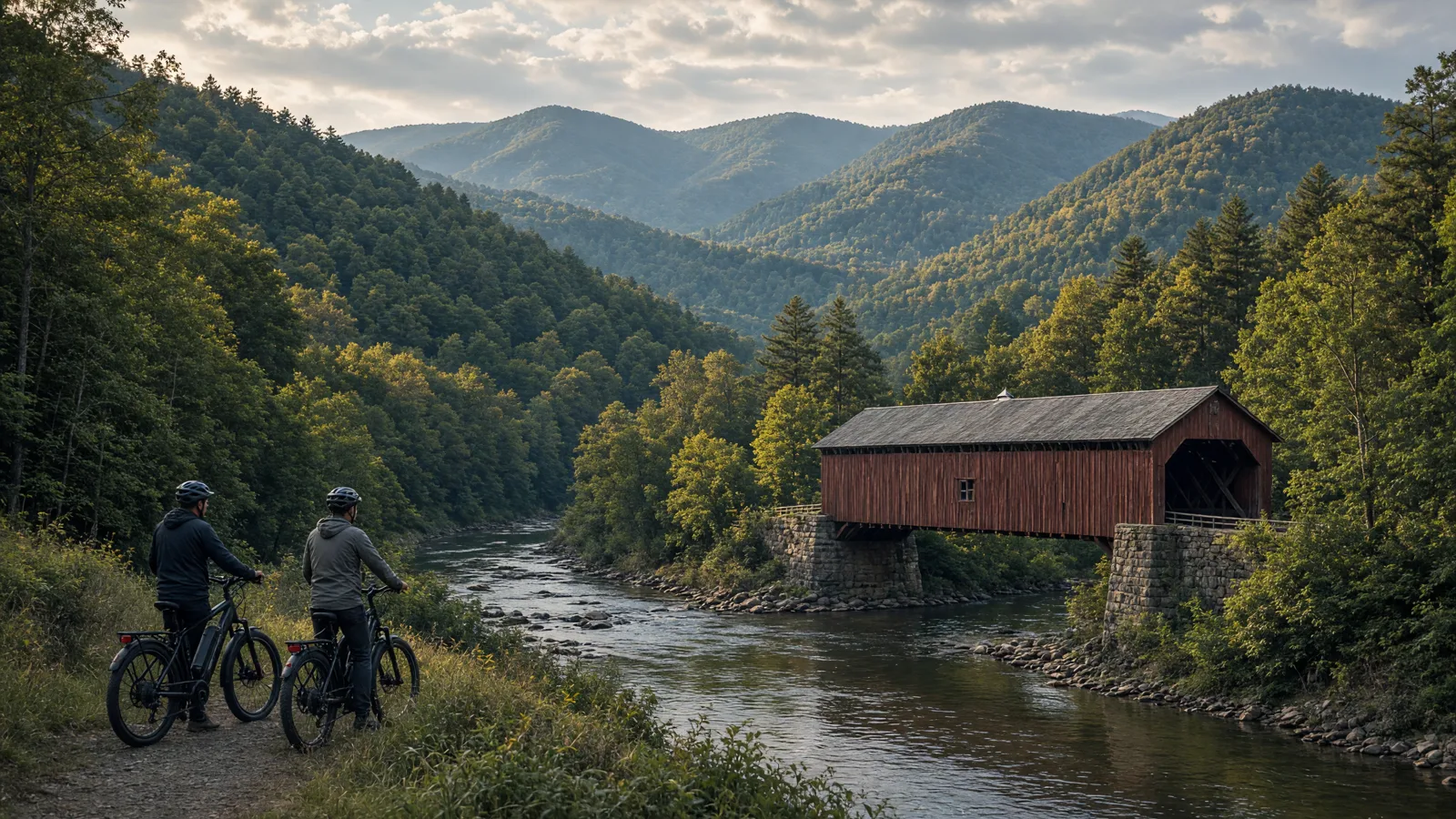 Landscape scene in Tioga County, Pennsylvania