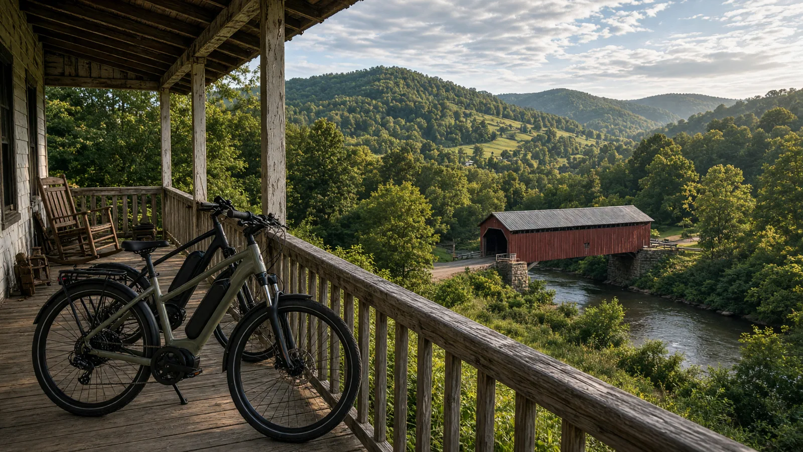 Landscape scene in Washington County, Pennsylvania