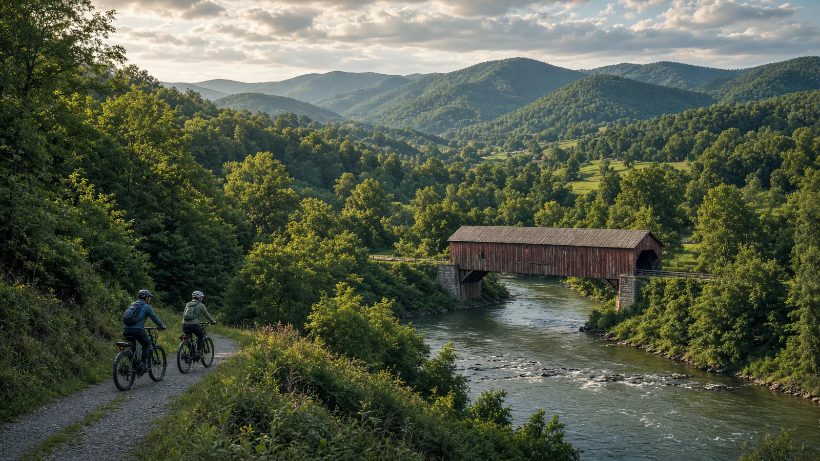 Landscape scene in Westmoreland County, Pennsylvania