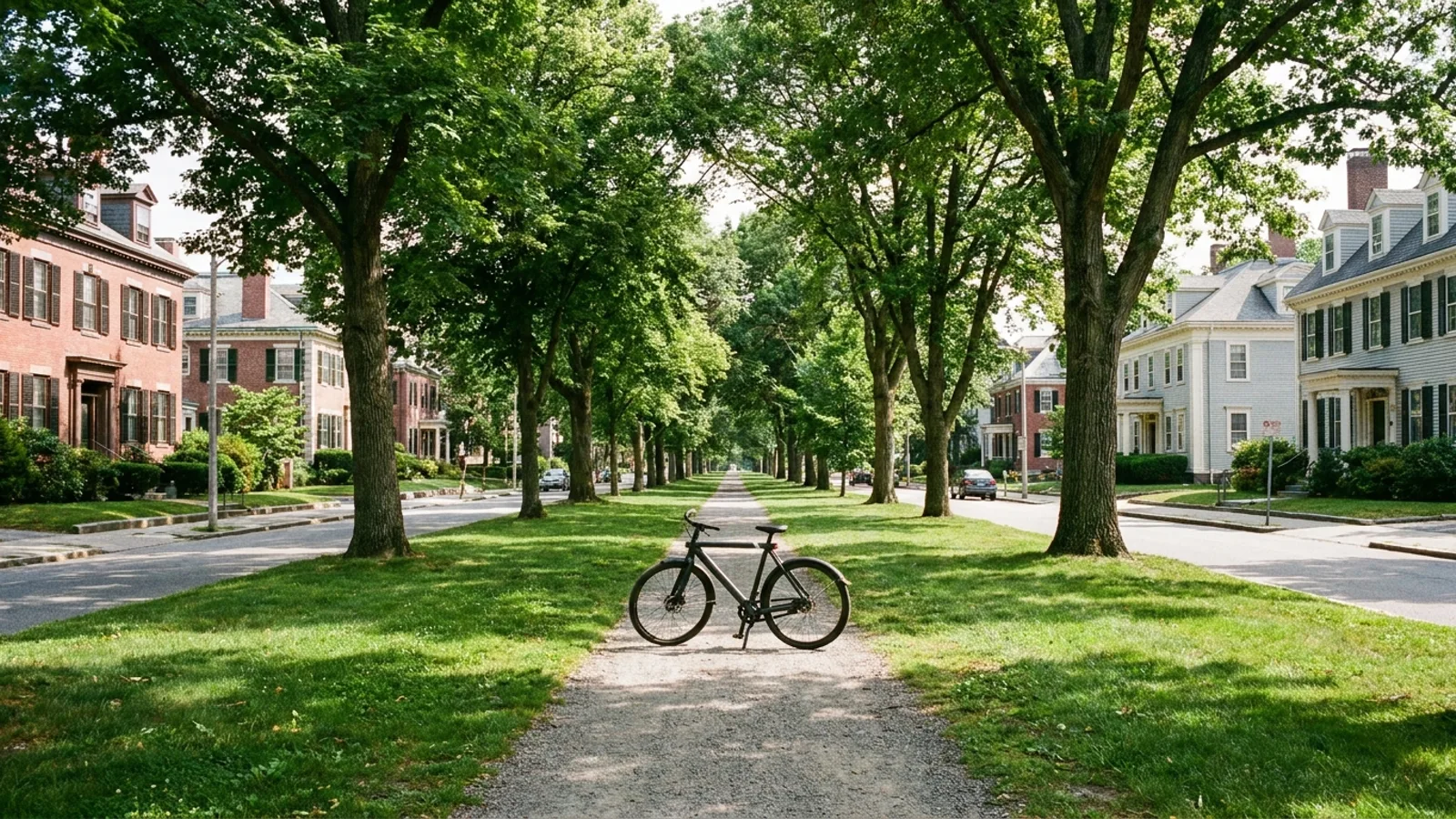Blackstone Valley paved riding near northern Providence County