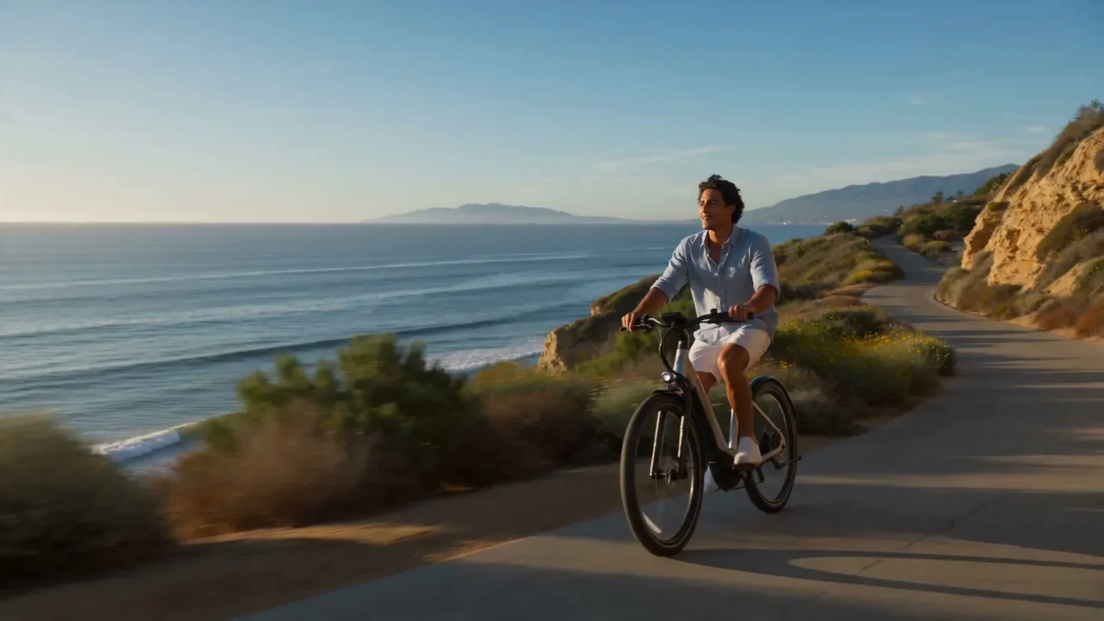 San Clemente California coastal eBike landmark