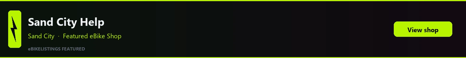 Featured local eBike shop banner: Sand City Coastal Bike Help