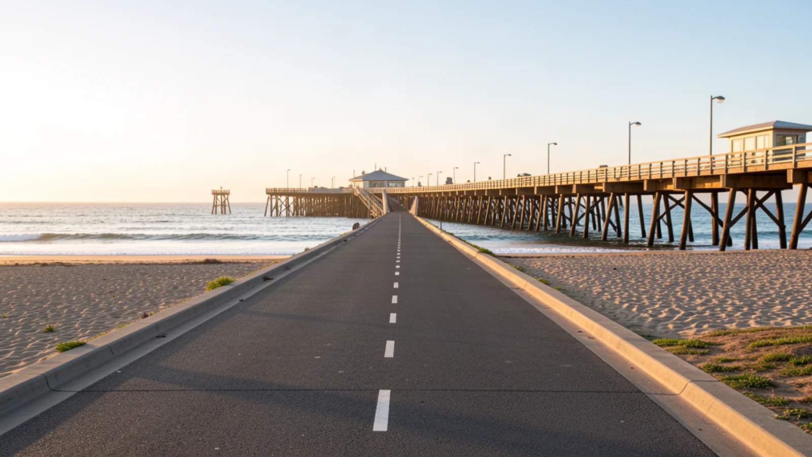 Santa Monica California landmark for eBike riders