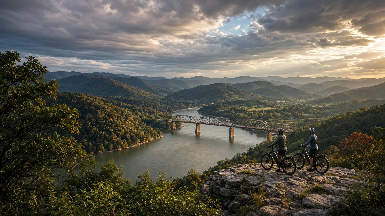 Landscape scene in Anderson County, Tennessee