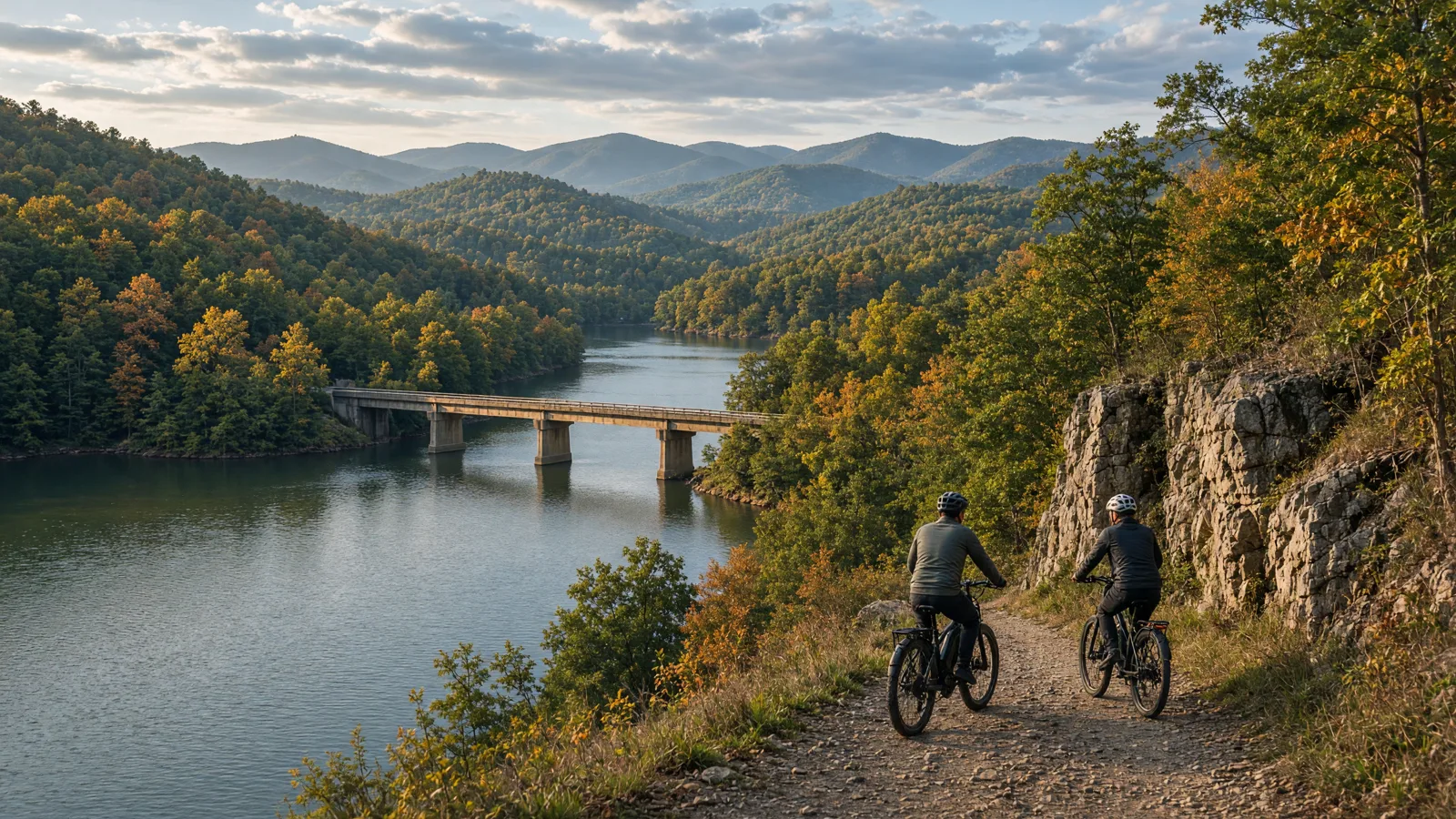 Landscape scene in Bradley County, Tennessee