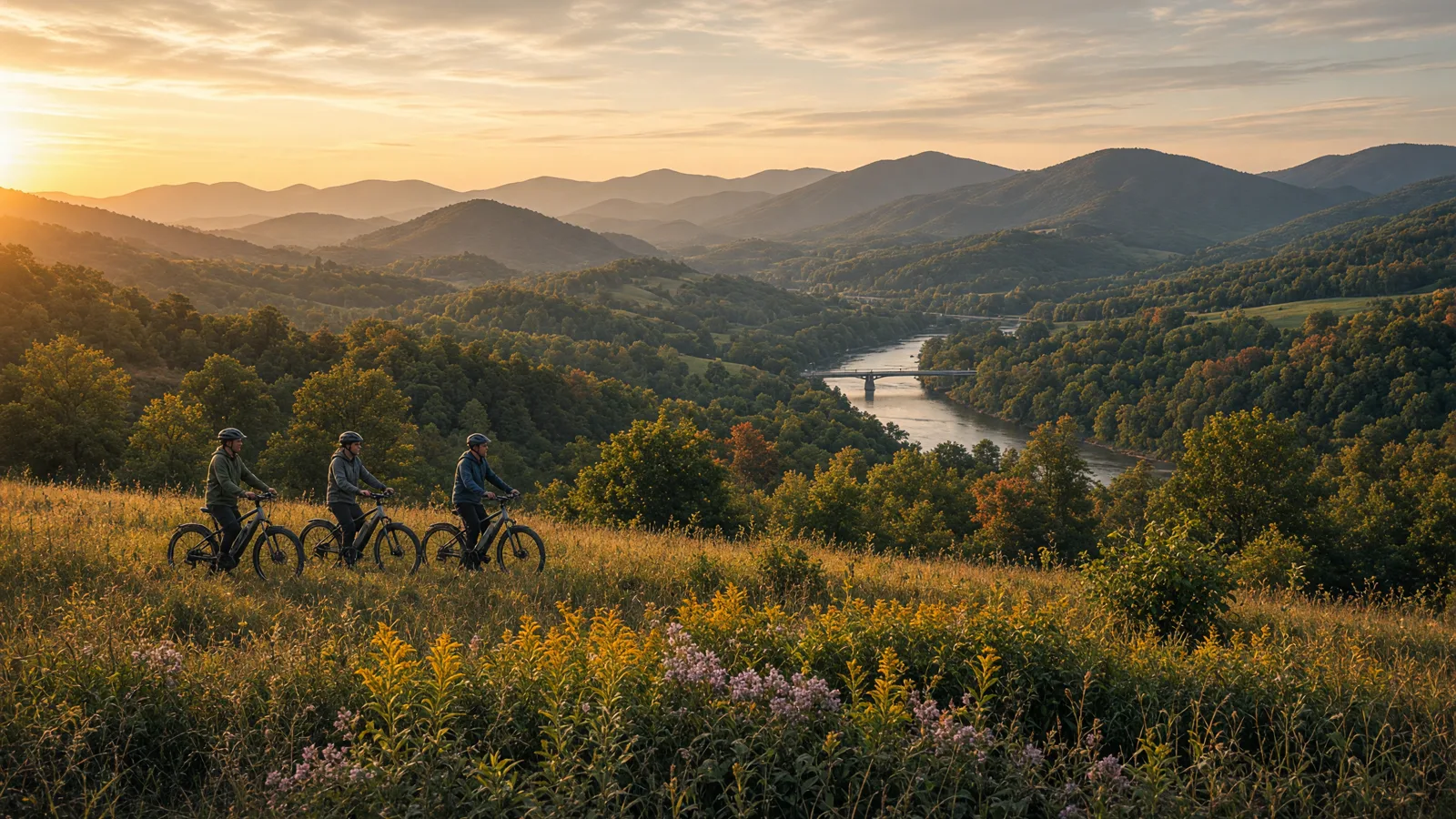 Landscape scene in Carter County, Tennessee