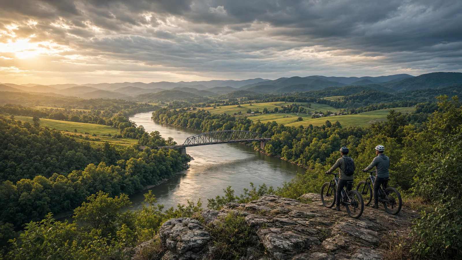 Landscape scene in Coffee County, Tennessee