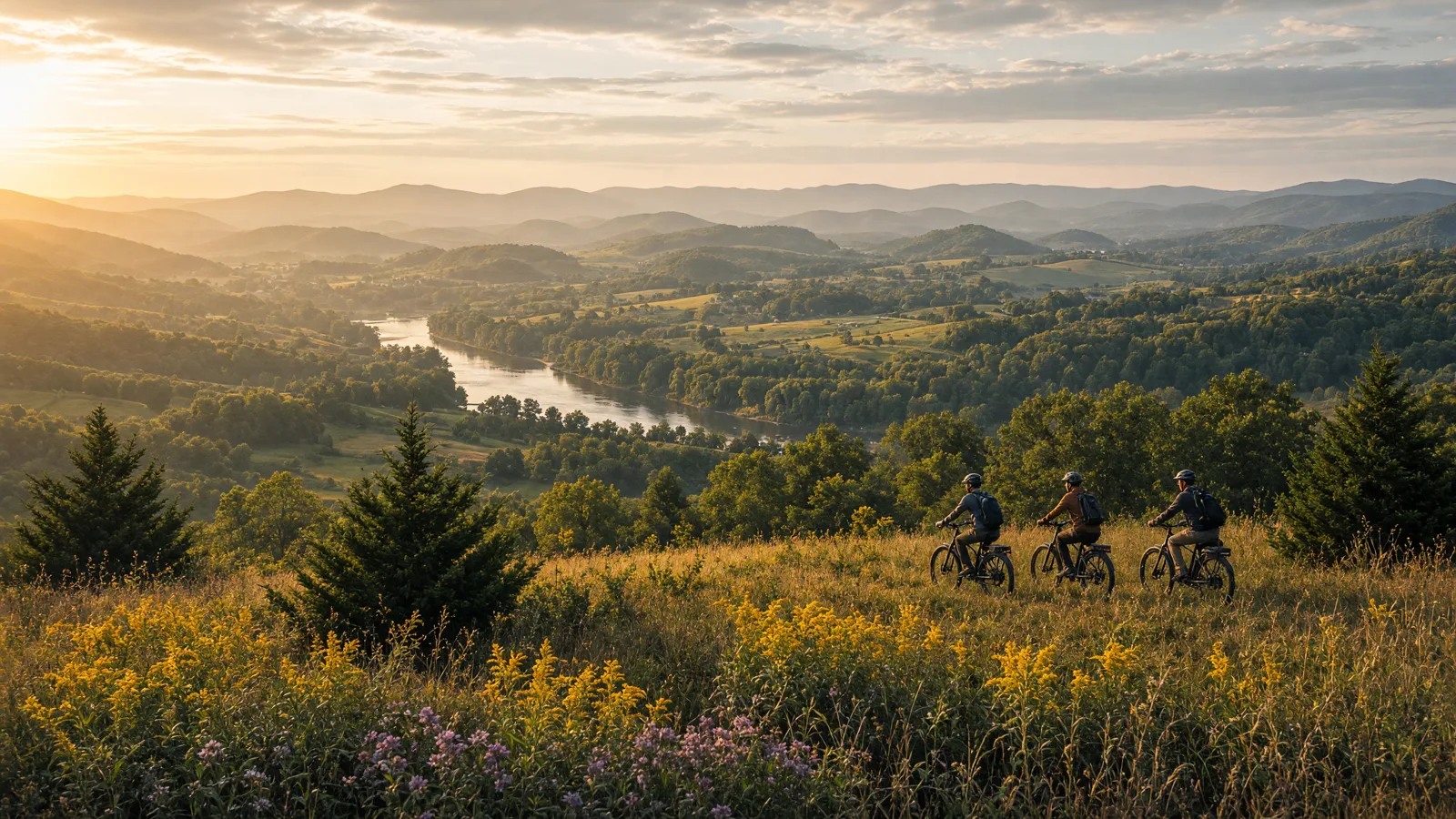 Landscape scene in Davidson County, Tennessee