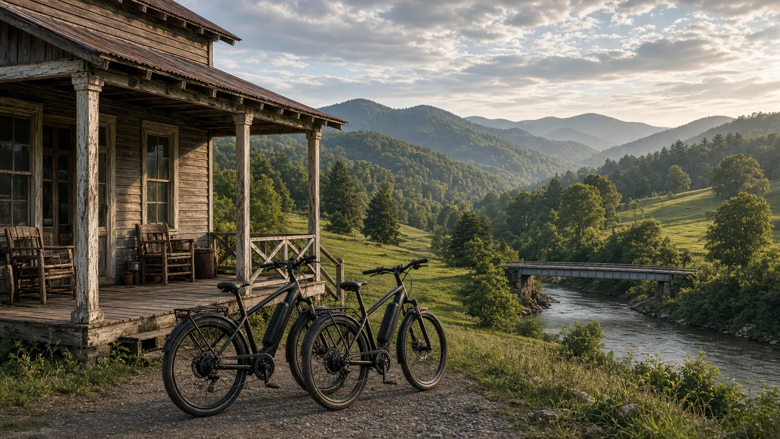 Landscape scene in Johnson County, Tennessee