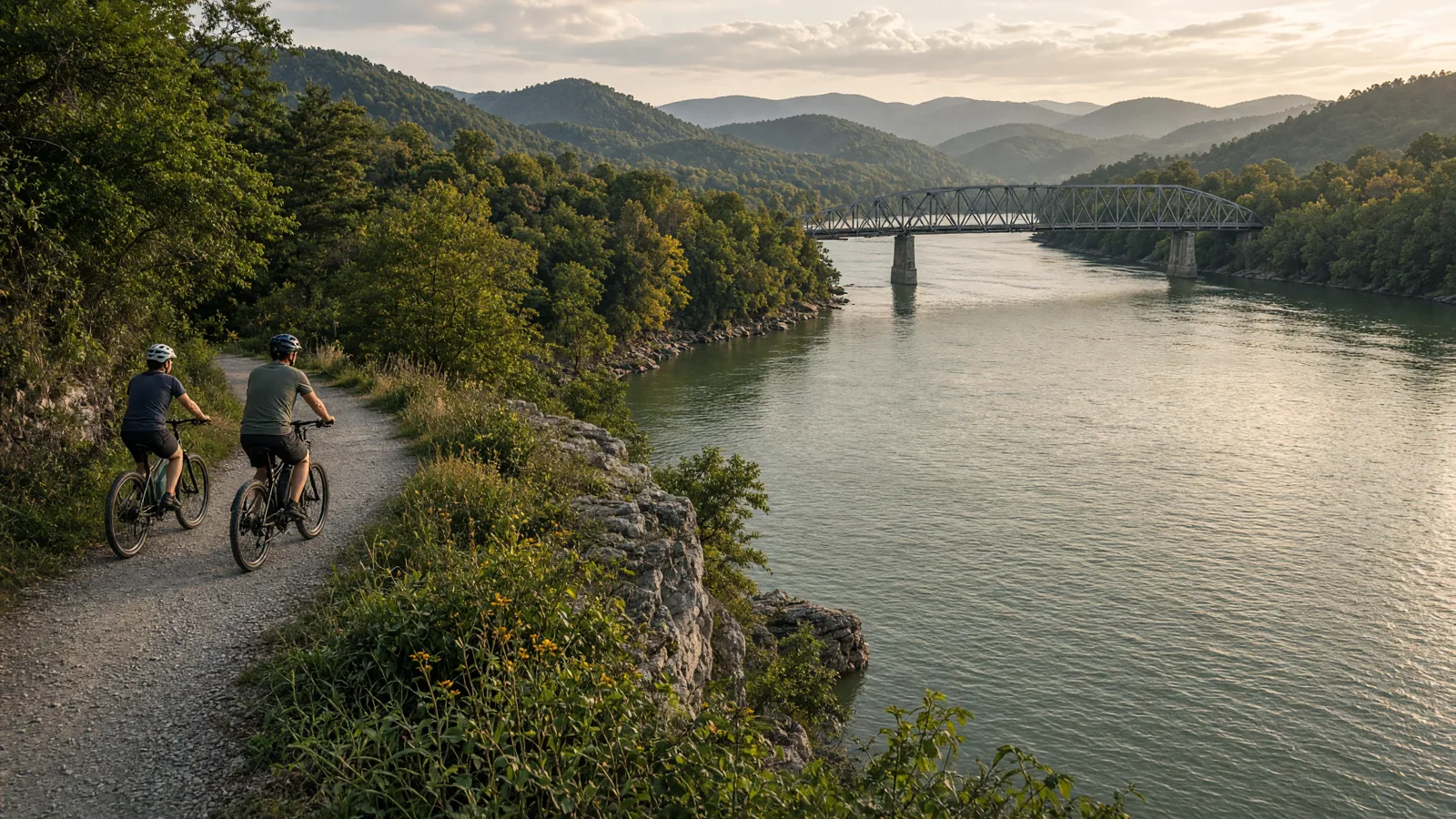 Landscape scene in Knox County, Tennessee