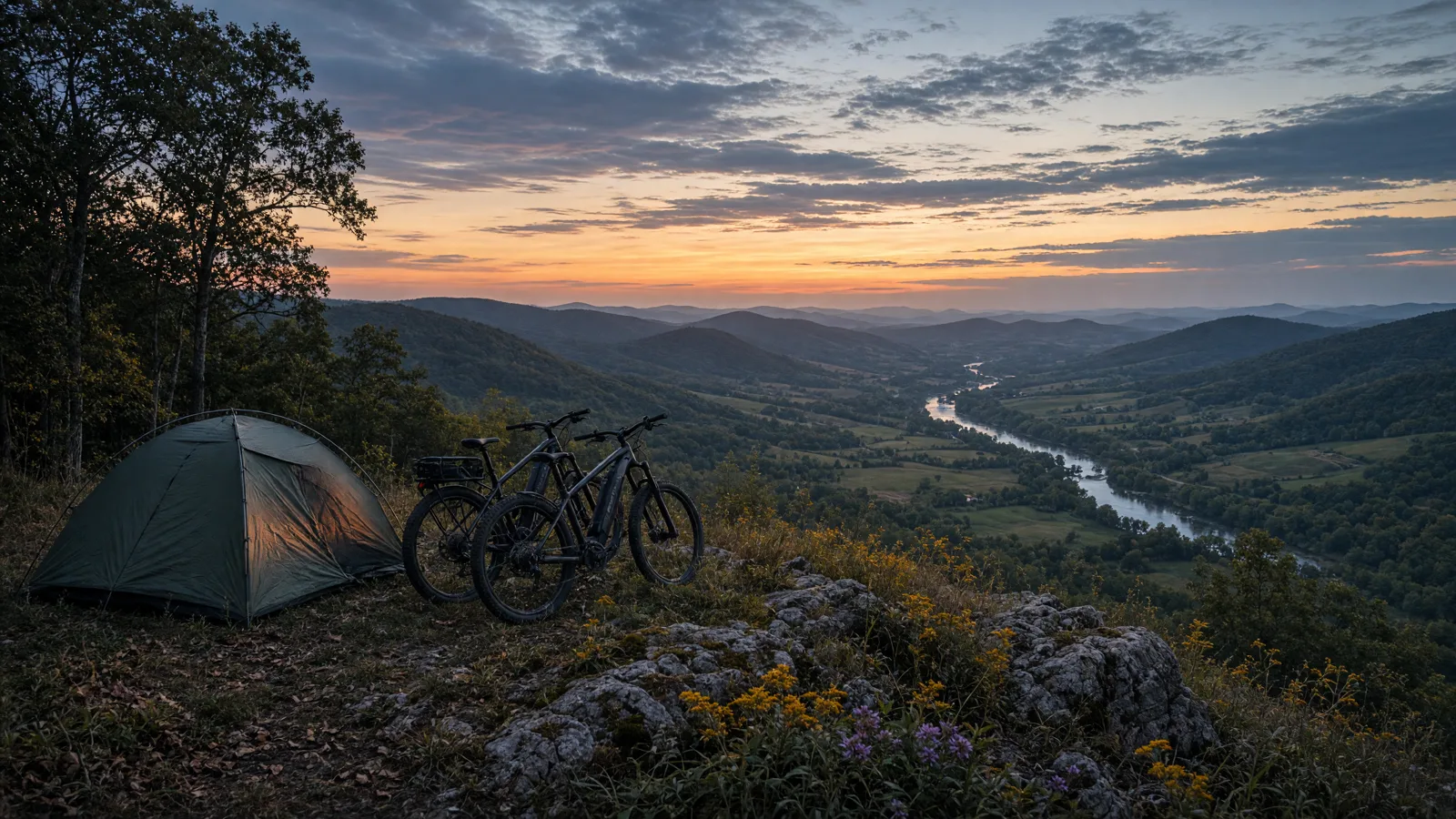 Landscape scene in Lincoln County, Tennessee