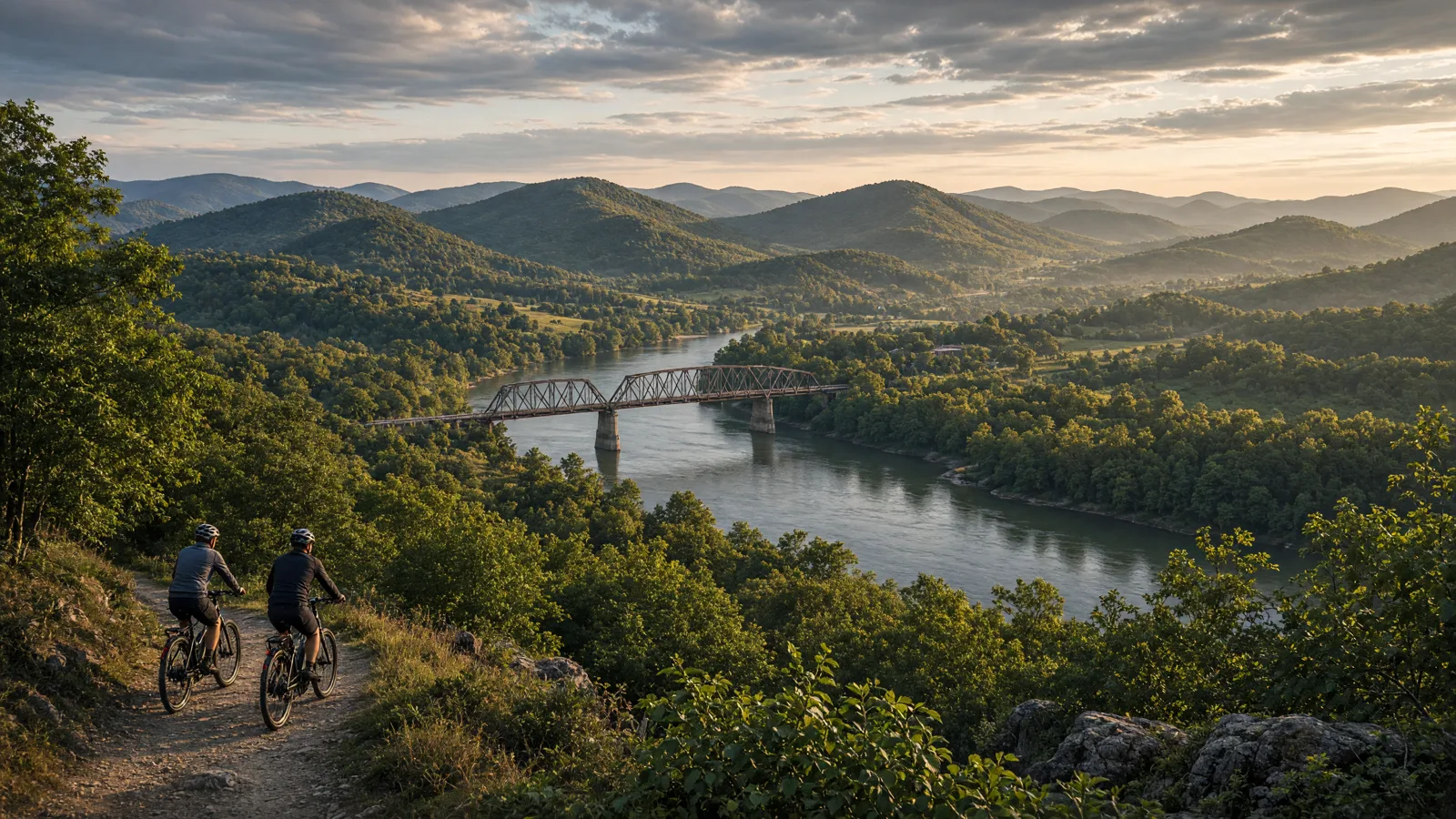 Landscape scene in Loudon County, Tennessee
