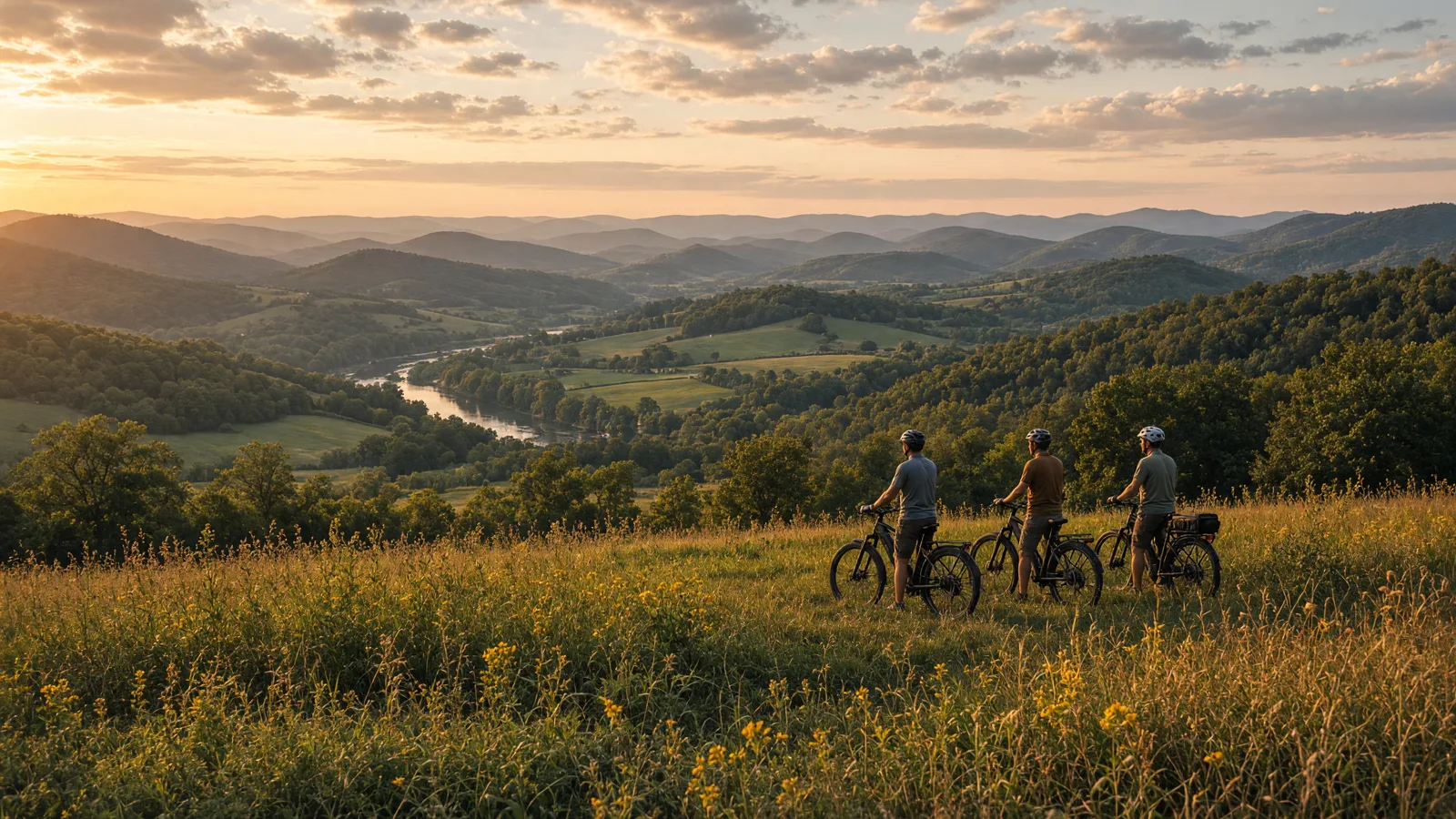 Landscape scene in Madison County, Tennessee