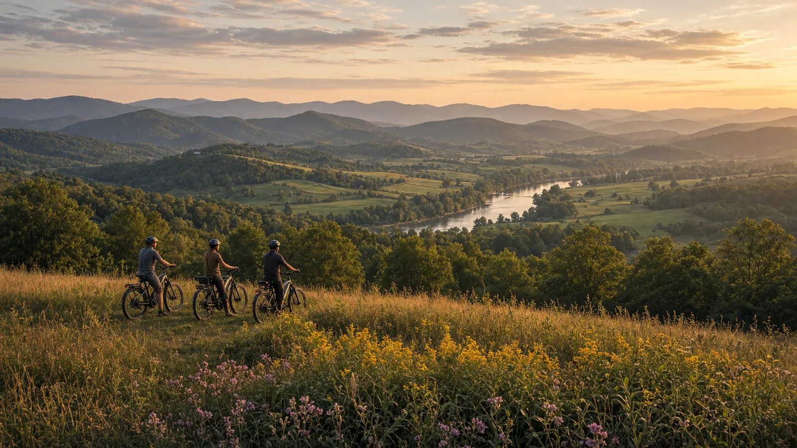 Landscape scene in Mcminn County, Tennessee
