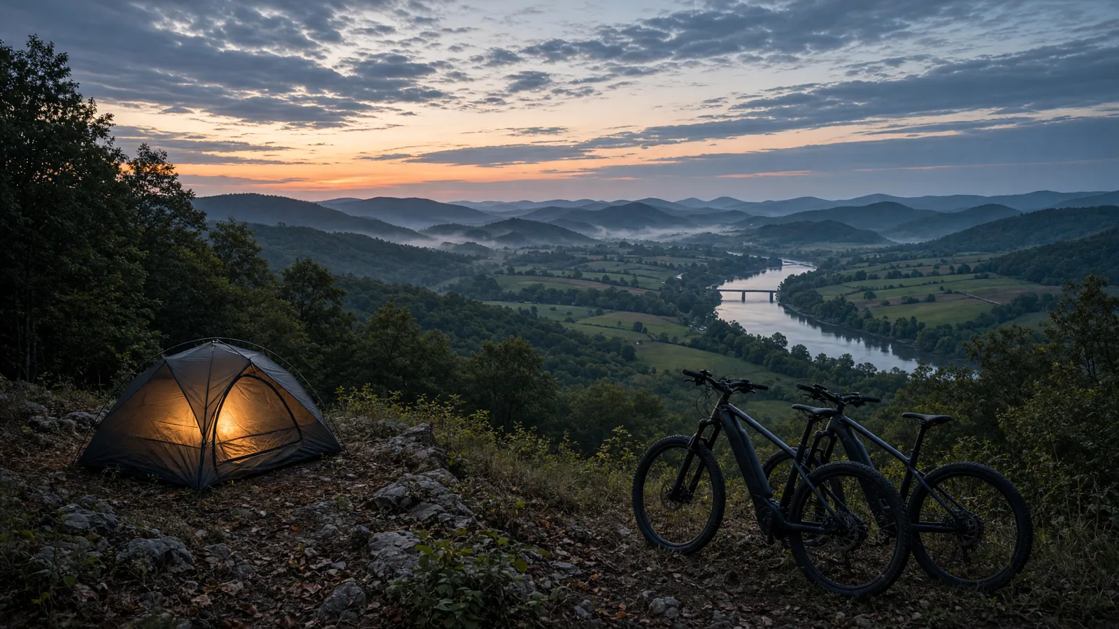 Landscape scene in Putnam County, Tennessee