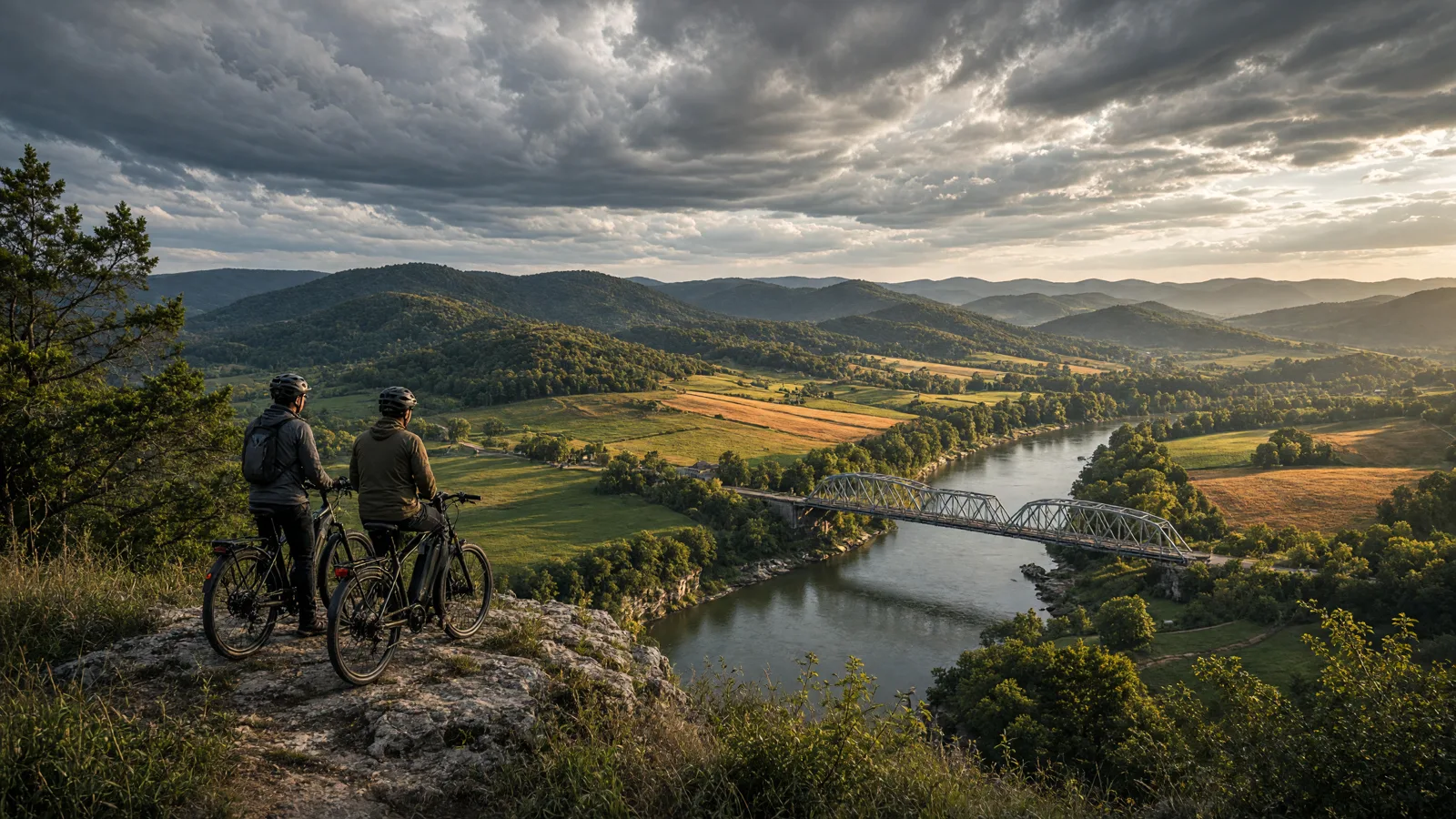 Landscape scene in Rutherford County, Tennessee