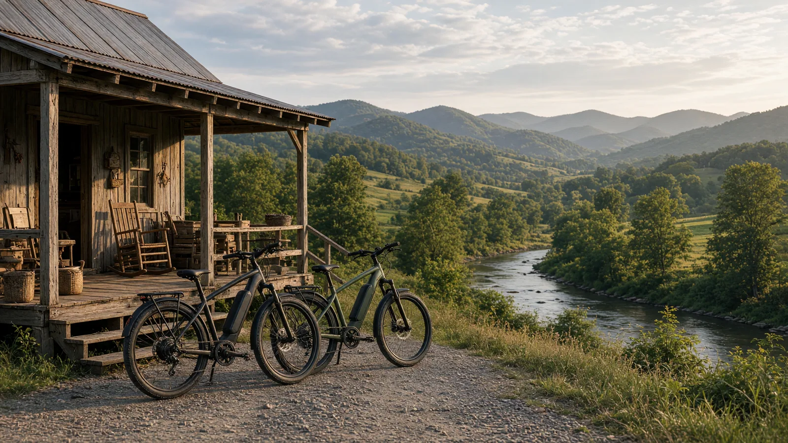Landscape scene in Sevier County, Tennessee
