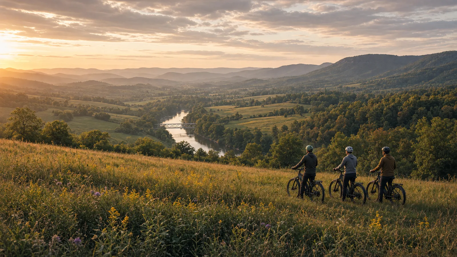 Landscape scene in White County, Tennessee