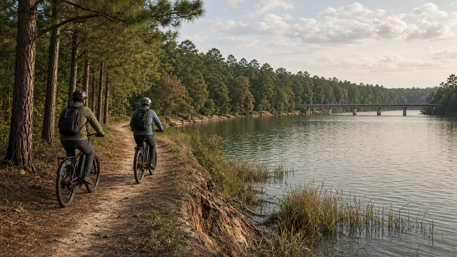 Landscape scene in Angelina County, Texas