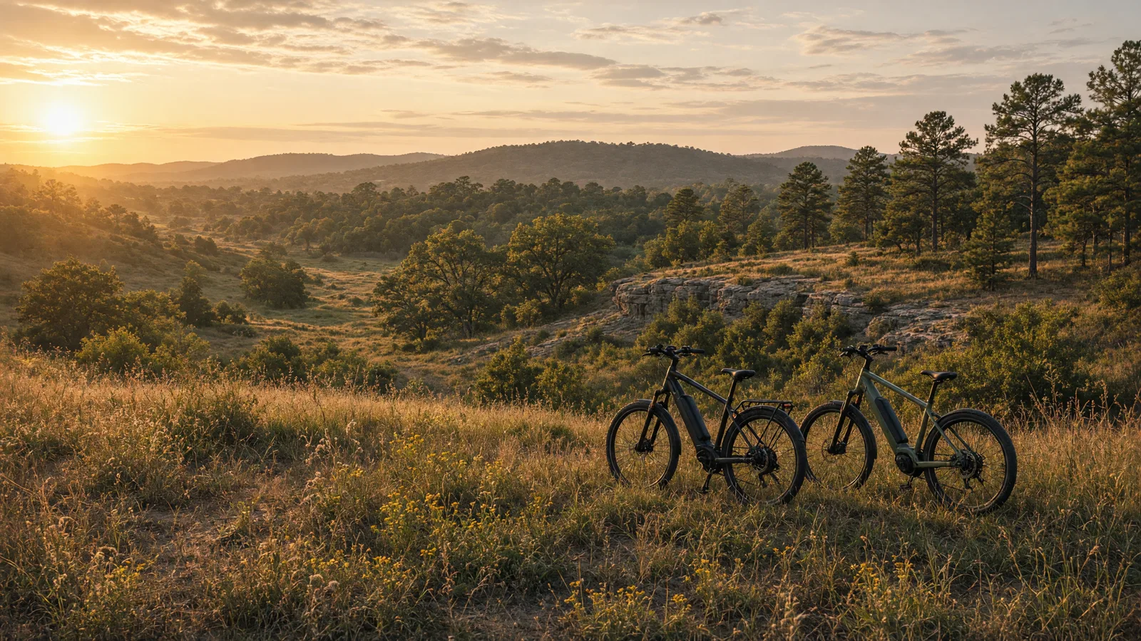 Landscape scene in Bastrop County, Texas