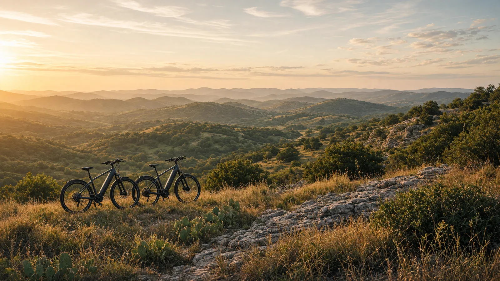 Landscape scene in Bell County, Texas