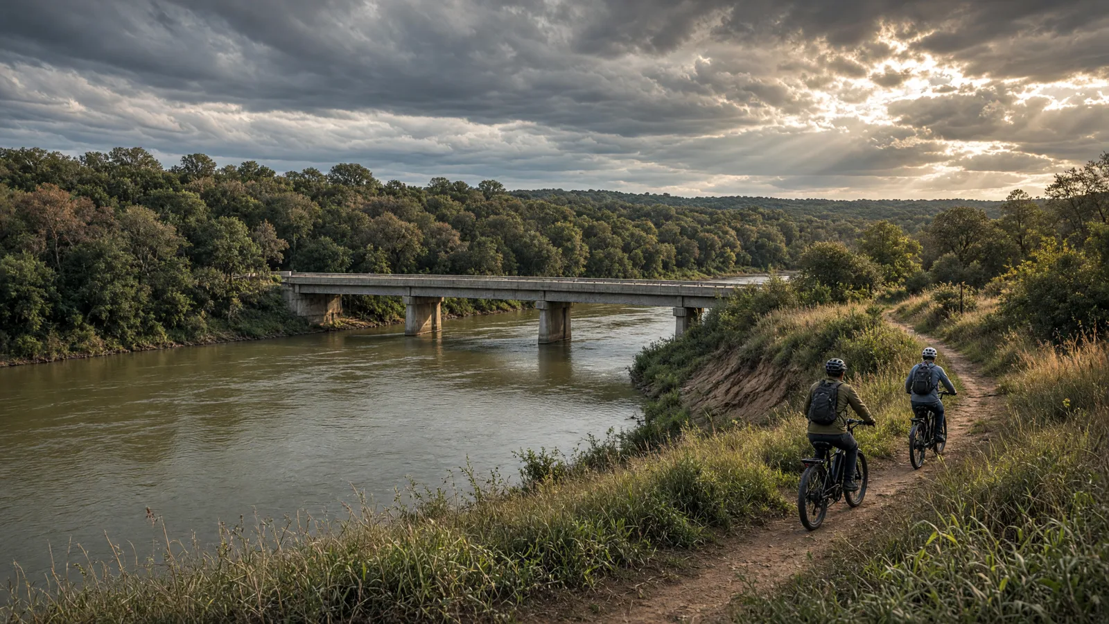 Landscape scene in Brazos County, Texas