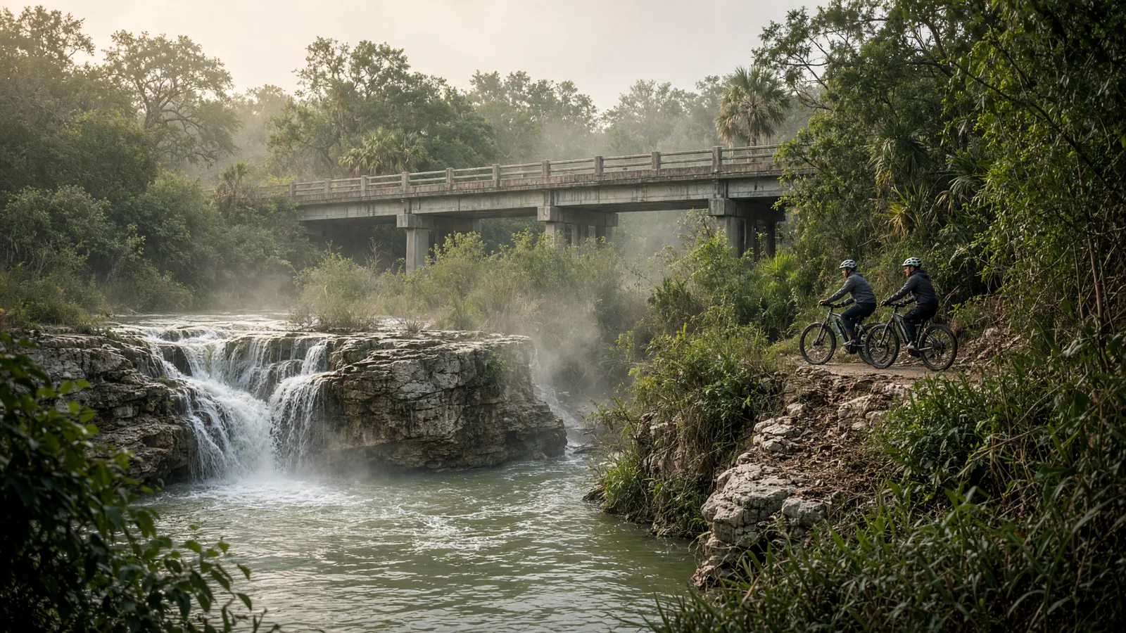 Landscape scene in Cameron County, Texas