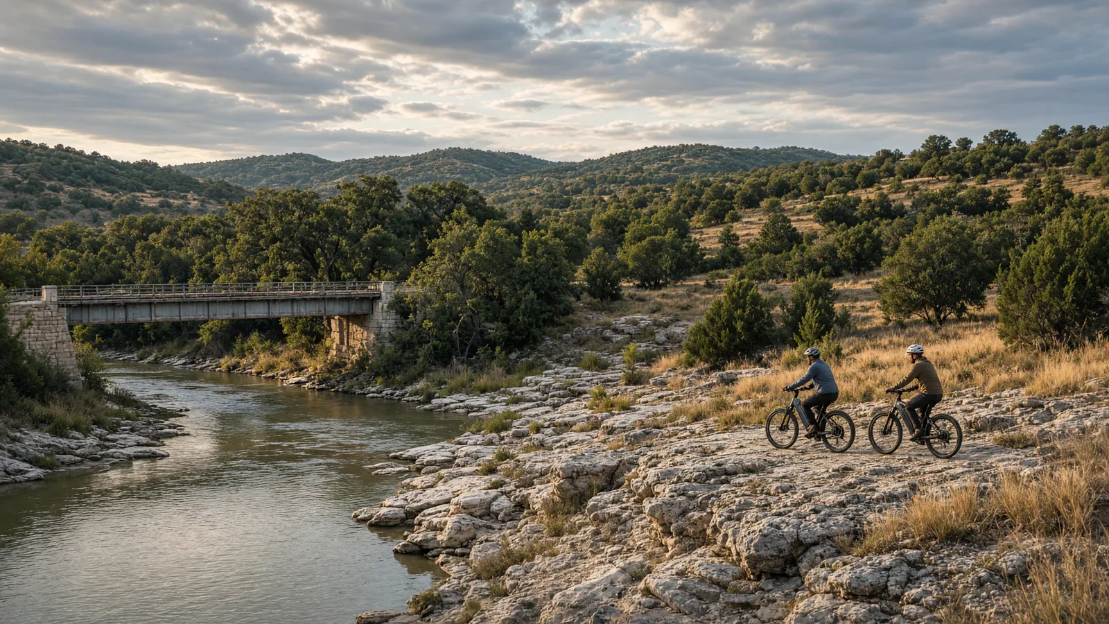 Landscape scene in Cooke County, Texas