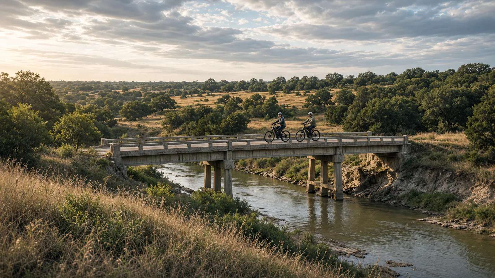 Landscape scene in Denton County, Texas