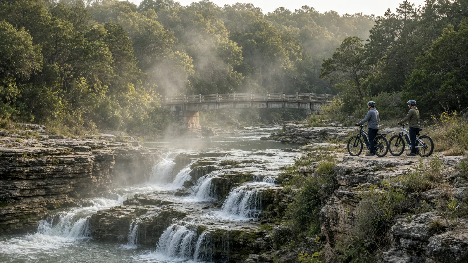 Landscape scene in Hays County, Texas