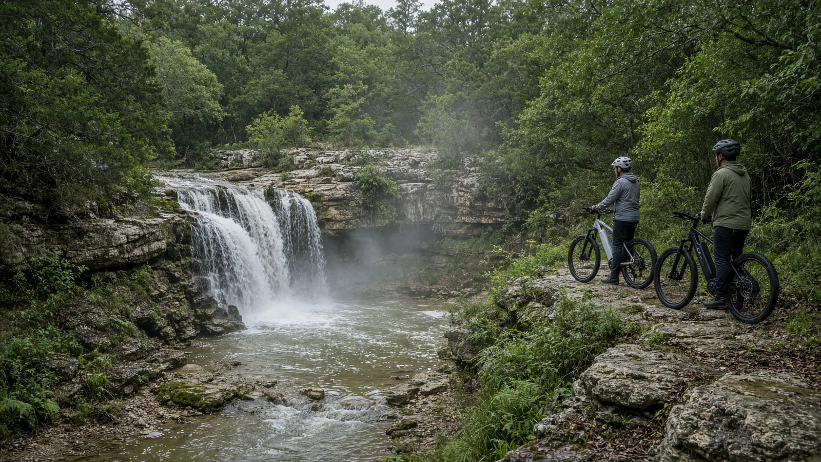 Landscape scene in Johnson County, Texas