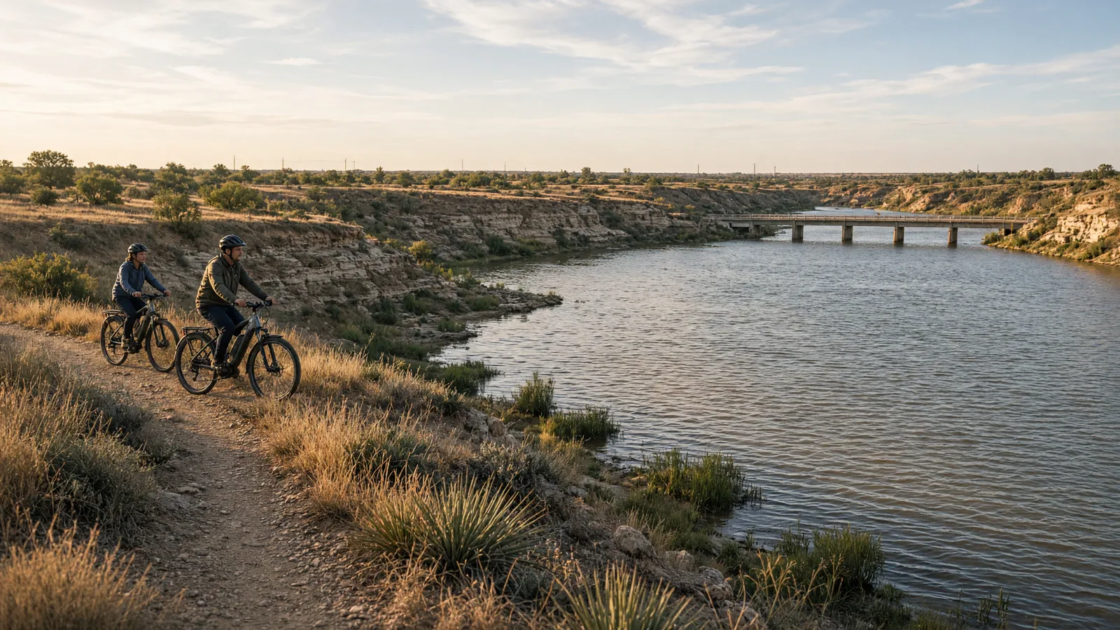 Landscape scene in Lubbock County, Texas