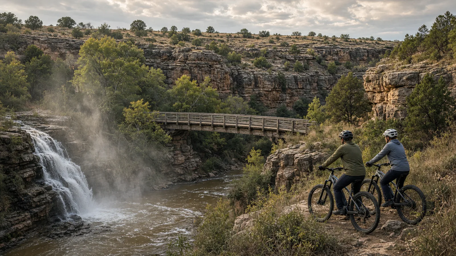 Landscape scene in Potter County, Texas