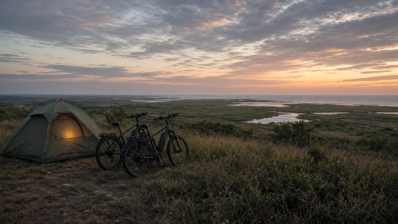 Landscape scene in Refugio County, Texas