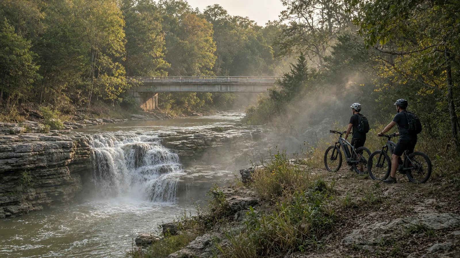 Landscape scene in Rockwall County, Texas