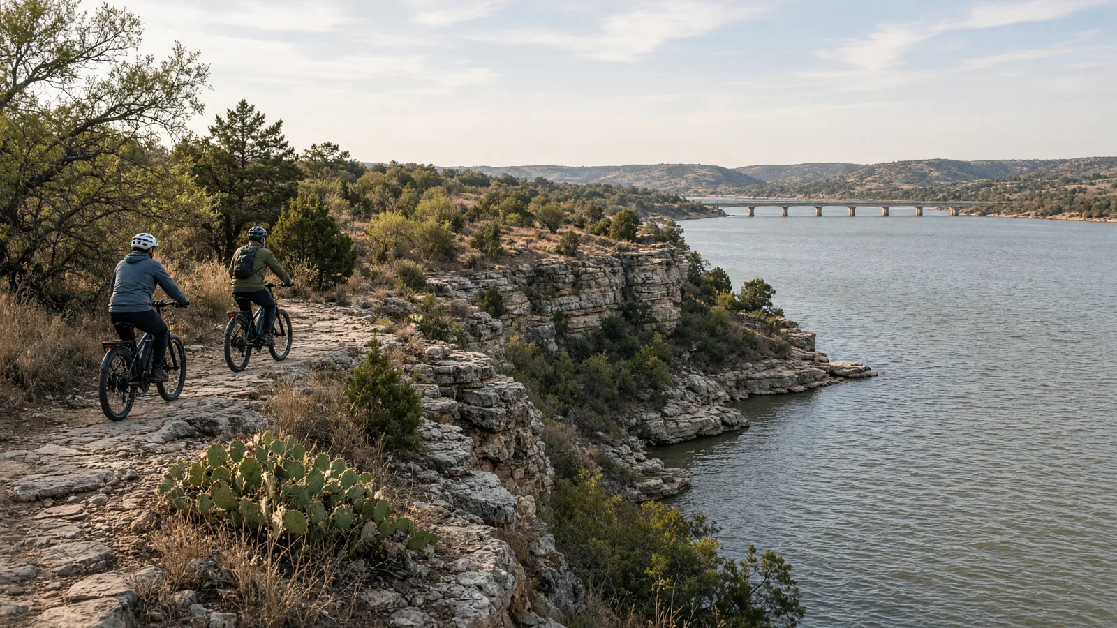 Landscape scene in Taylor County, Texas
